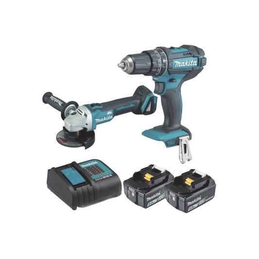DLX2402ST Rotomartillo + Miniesmeril Brushless Makita