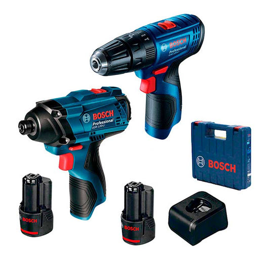 Rotomartillo/Atornilladores Inalámbrico GSB 1200-2-LI + GDR 120-LI Bosch.
