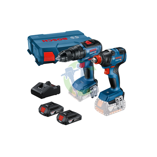 Kit Rotomartillo GSB 18V-50 + Llave de Impacto GDX 18V-200 Bosch