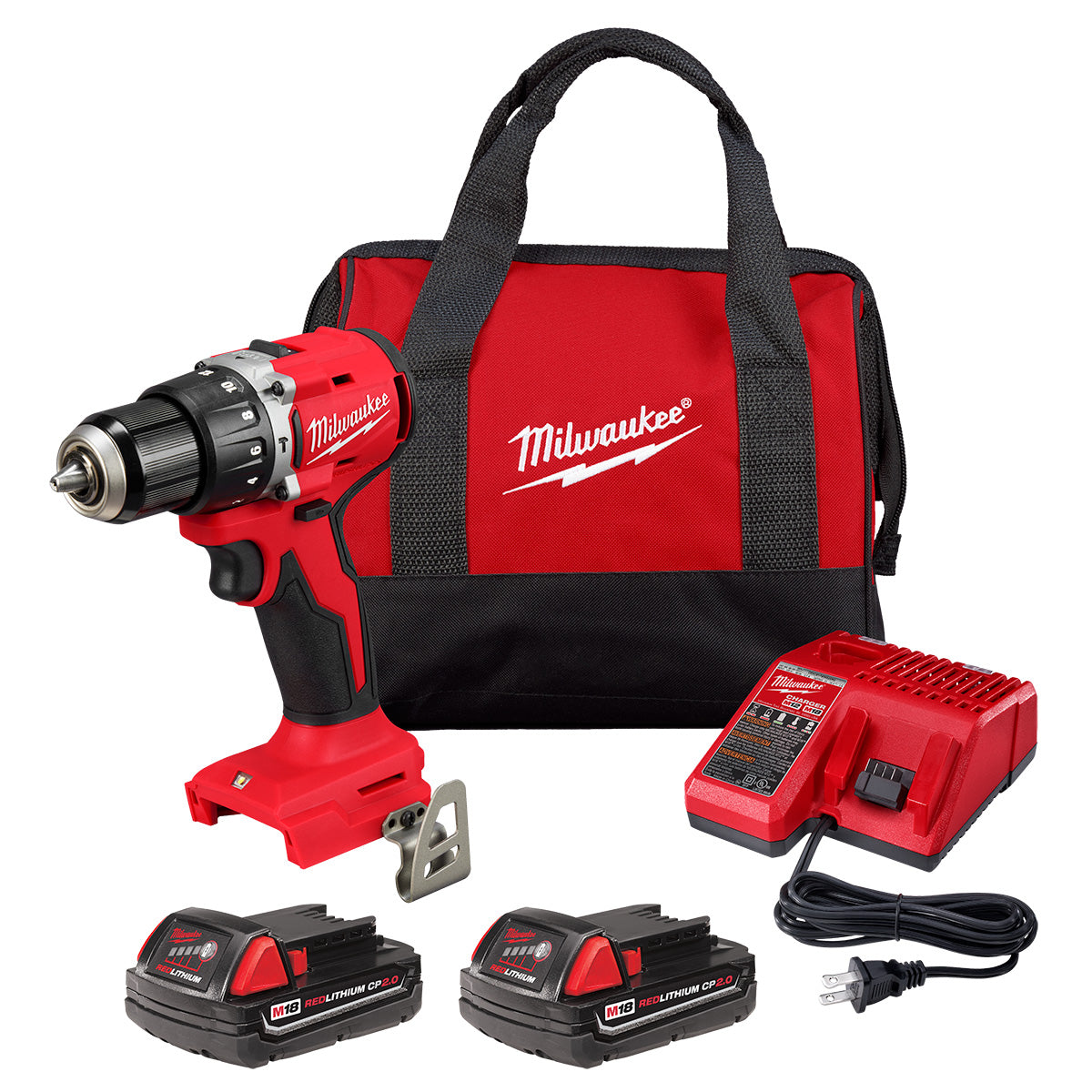3602-22CT Taladro percutor/destornillador 1/2" Milwaukee