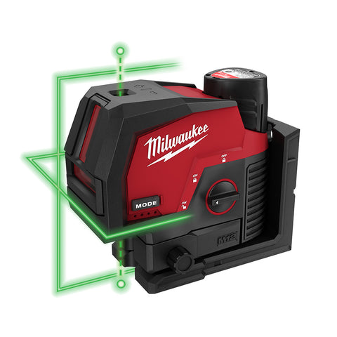 Láser verde M12™ – línea transversal y puntos de plomada 3622-21