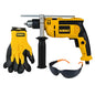 Kit Dewalt DWE1650SI-B3 Rotomartillo 1/2 pulg 650W