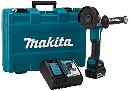 Miniesmeril Inalámbrico de 4-1/2" Makita DGA456RFE 